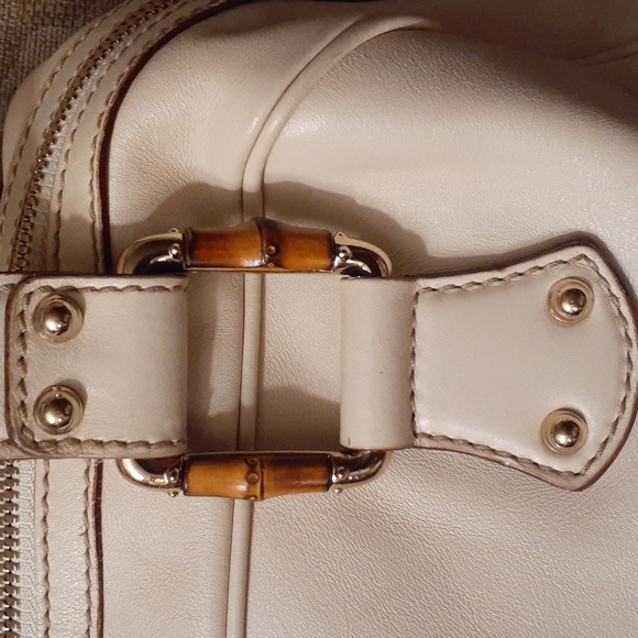 GUCCI BAMBOO AUTHENTIC BOSTON BAG EUC - Picture 3 of 16